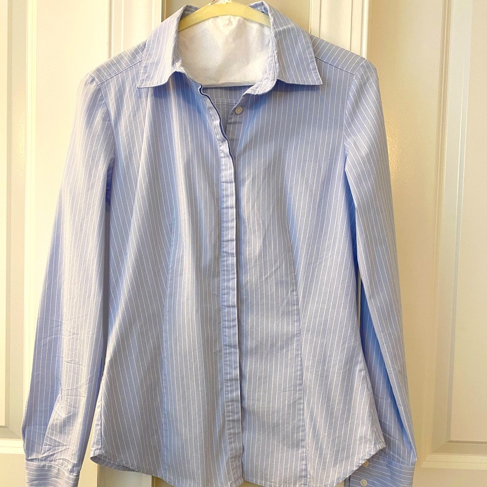 Forever 21 pinstripe button down